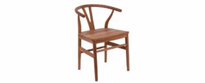 Wishbone chair wooden seat -