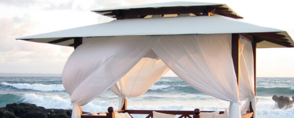 Canvas gazebo bali beach -