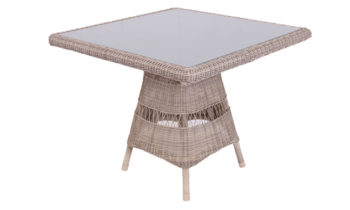 Trieste dining table polyrod - rattan furniture