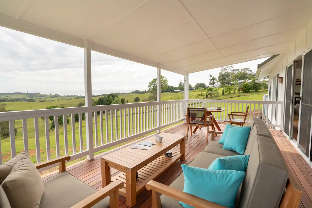 Haven above byron Outside deck