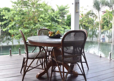 Bali Luxury Villa Chair and table - bali luxury villa