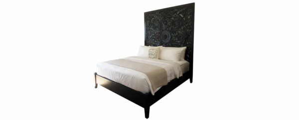 Anna Bed with Carved Headboard 1 -