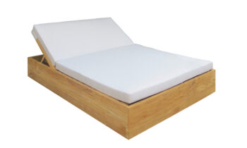 Teak Double Sun Lounger