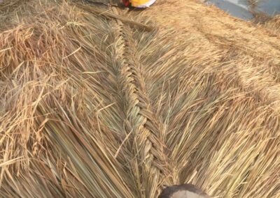 Bali gazebo re thathcing Hip Lacing - bali gazebo re-thatching